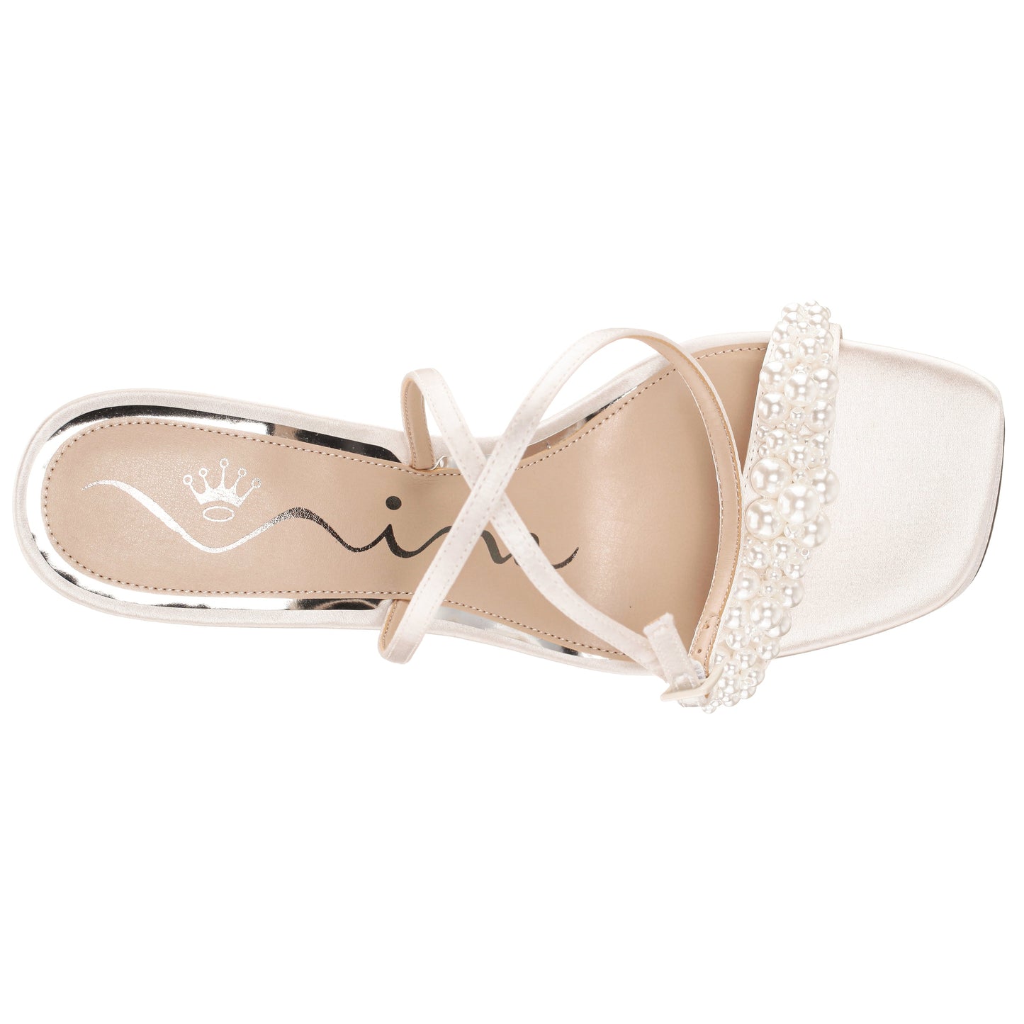 Nina Shoes Evette White Sandal High-Heel Platform