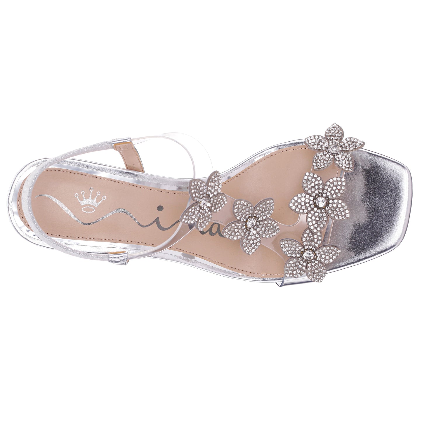 Nina Shoes Annmari Silver Sandal High-Heel