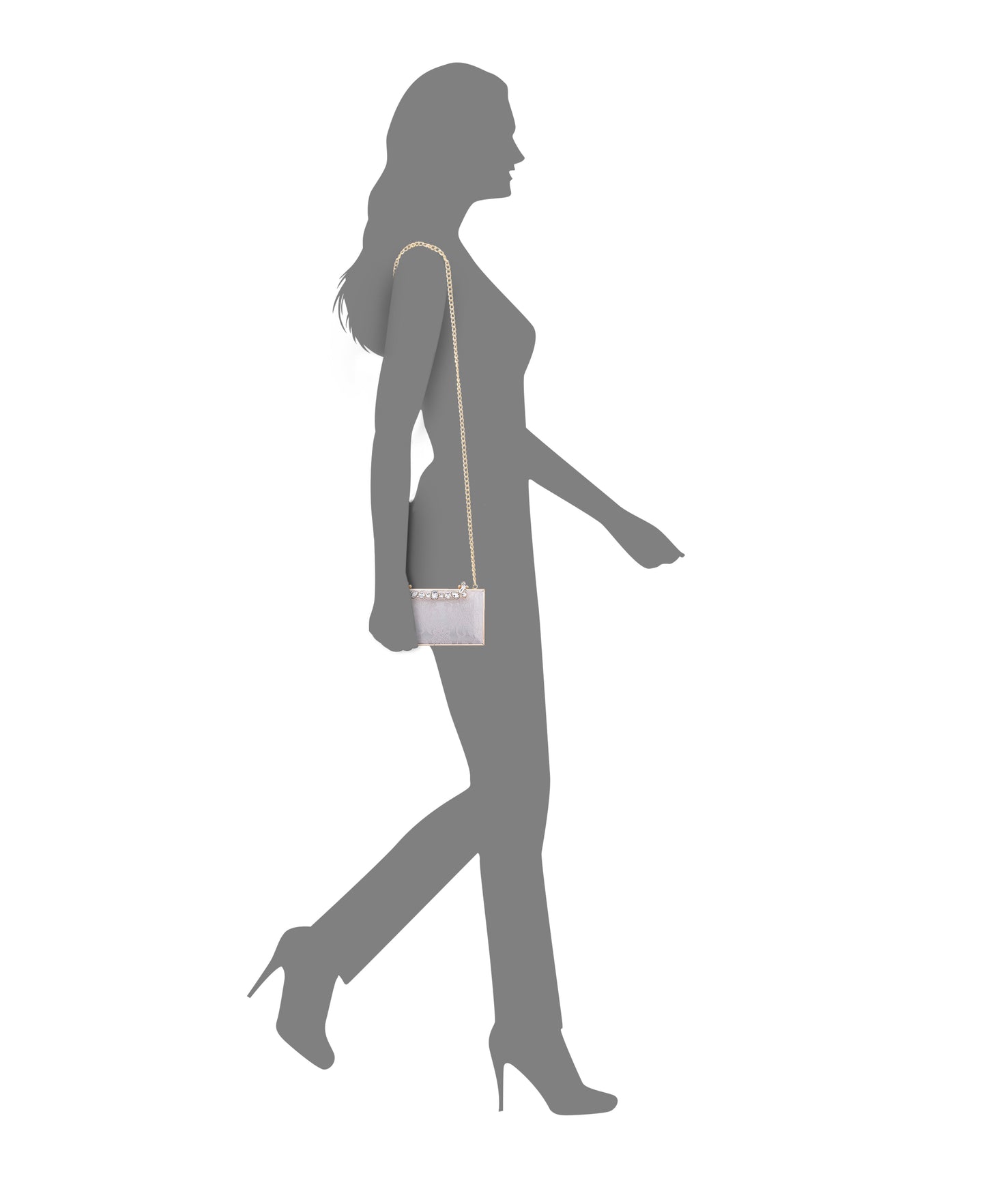 Nina Shoes Boujee-L Beige Lace Minaudiere