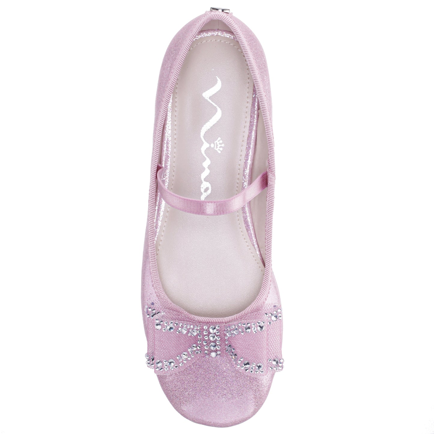 Nina Shoes Girls Sidnee Pink Ballet Dress Shoes