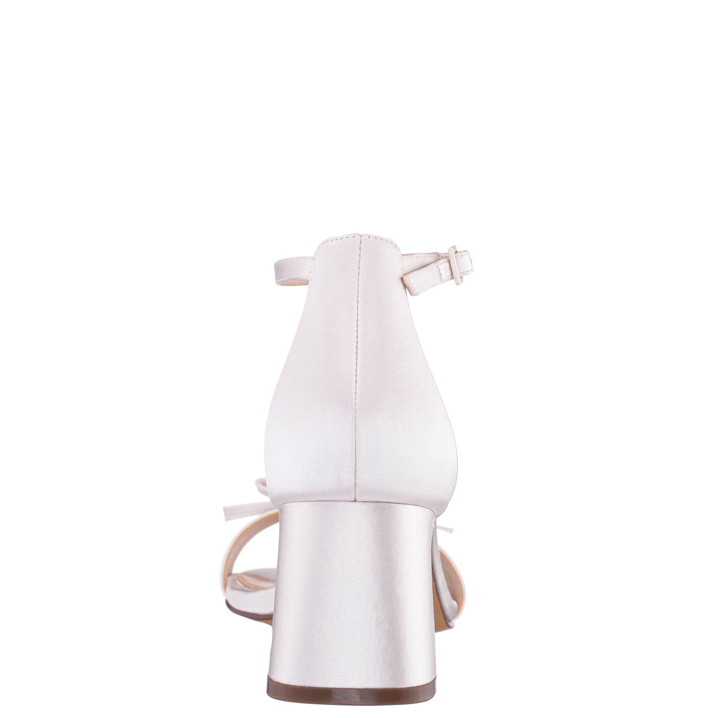 Nina Shoes Bia White Sandal Mid-Heel