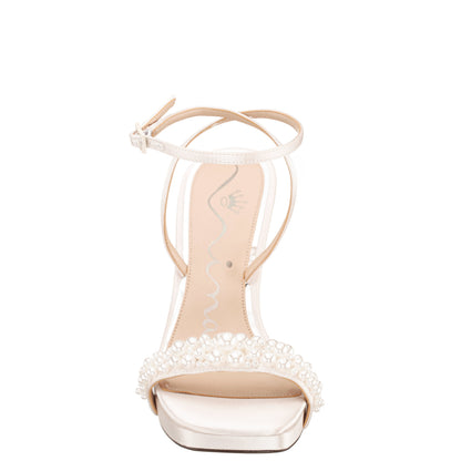 Nina Shoes Evette White Sandal High-Heel Platform