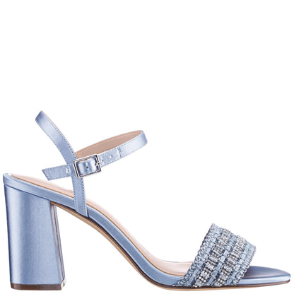 Nina Shoes Herma Blue Sandal Mid-Heel