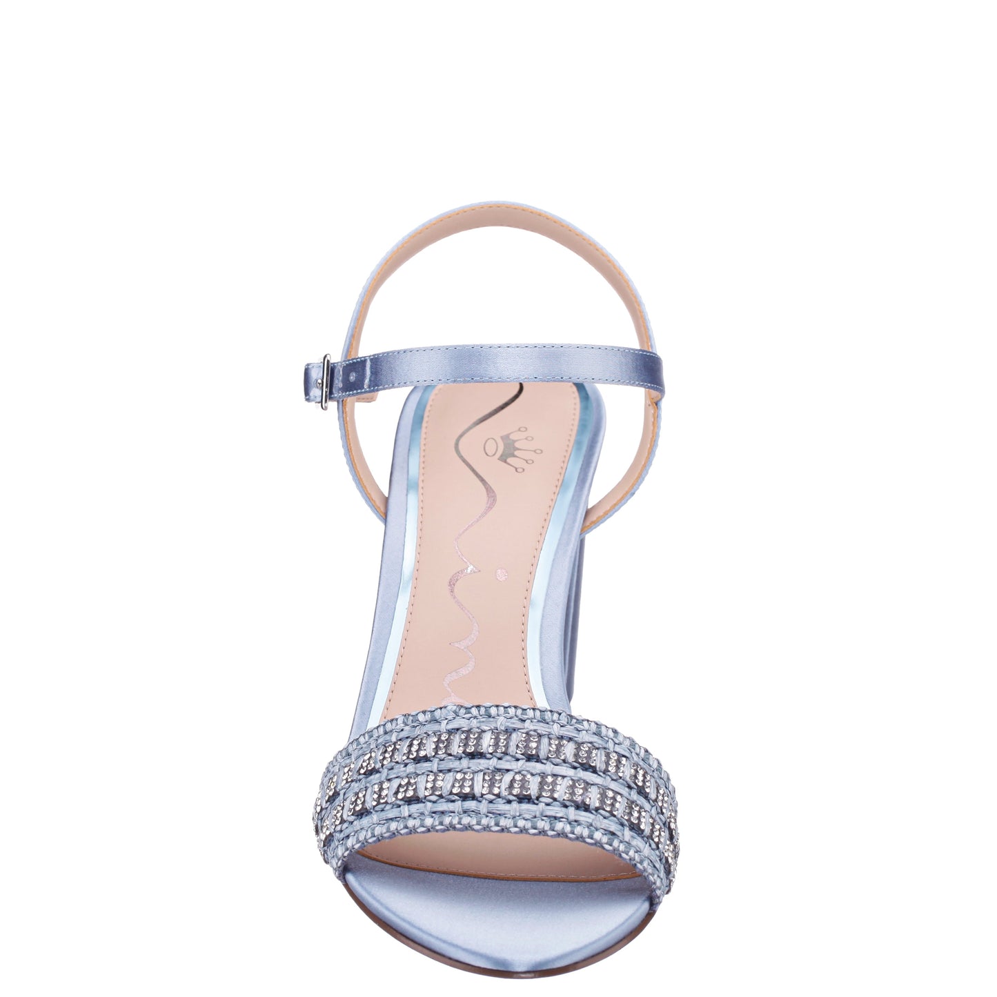 Nina Shoes Herma Blue Sandal Mid-Heel