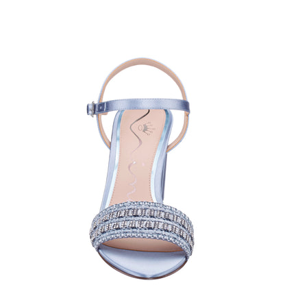 Nina Shoes Herma Blue Sandal Mid-Heel