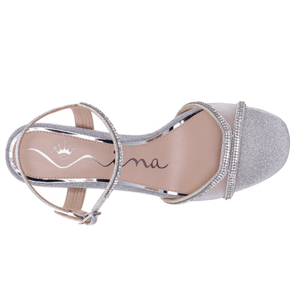 Nina Shoes Adela Silver Sandal High-Heel