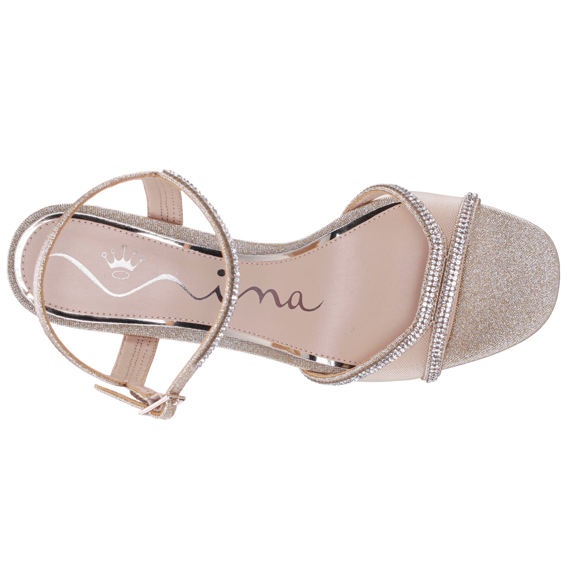 Nina Shoes Adela Gold Sandal High-Heel