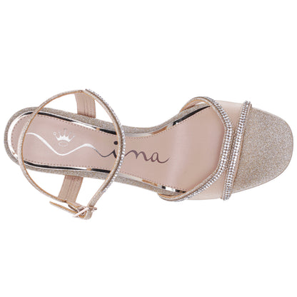 Nina Shoes Adela Gold Sandal High-Heel