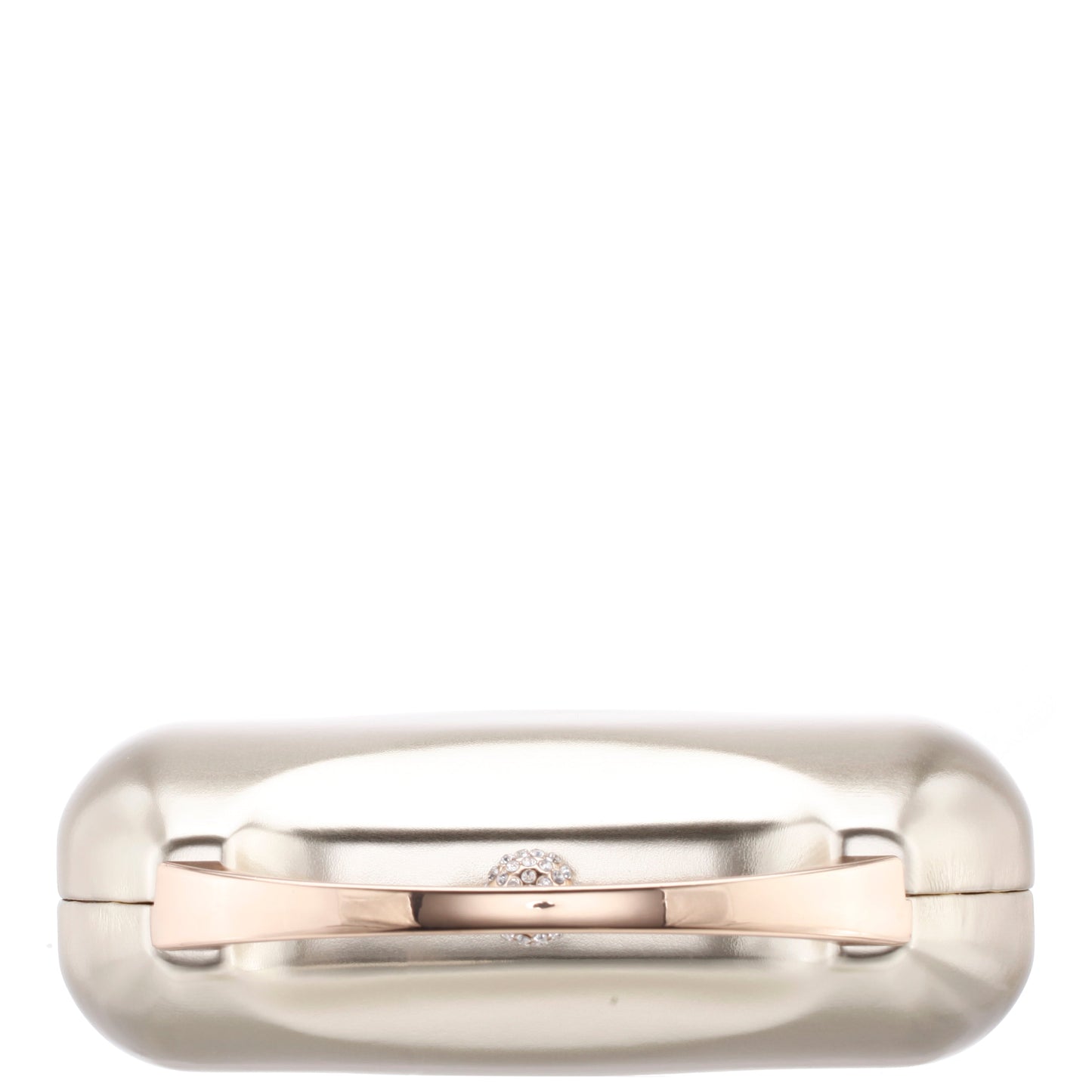 Nina Shoes Brando-M Platino Metallic Foil/Glass Crystal Minaudiere