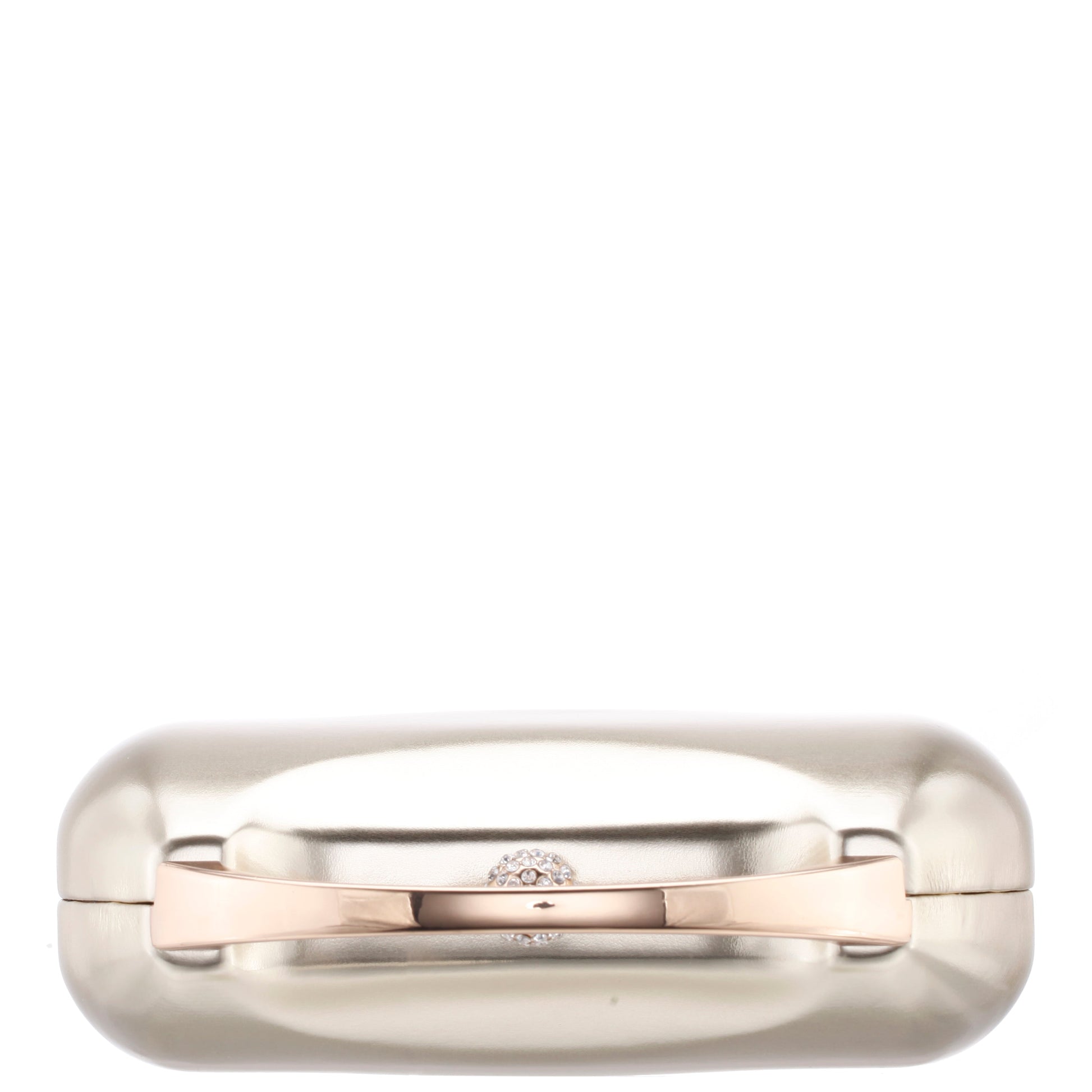 Nina Shoes Brando-M Platino Metallic Foil/Glass Crystal Minaudiere