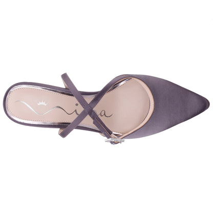 Nina Shoes Nasha Grey High-Heel Pumps
