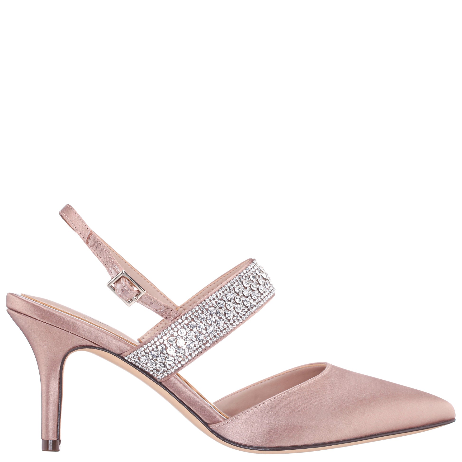 Nina Shoes Trista Brown Mid-Heel Pumps