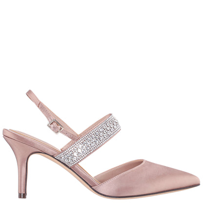 Nina Shoes Trista Brown Mid-Heel Pumps