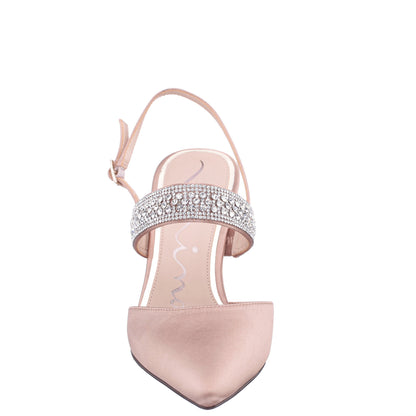 Nina Shoes Trista Brown Mid-Heel Pumps