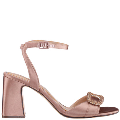 Nina Shoes Quenbie Brown Sandal Mid-Heel