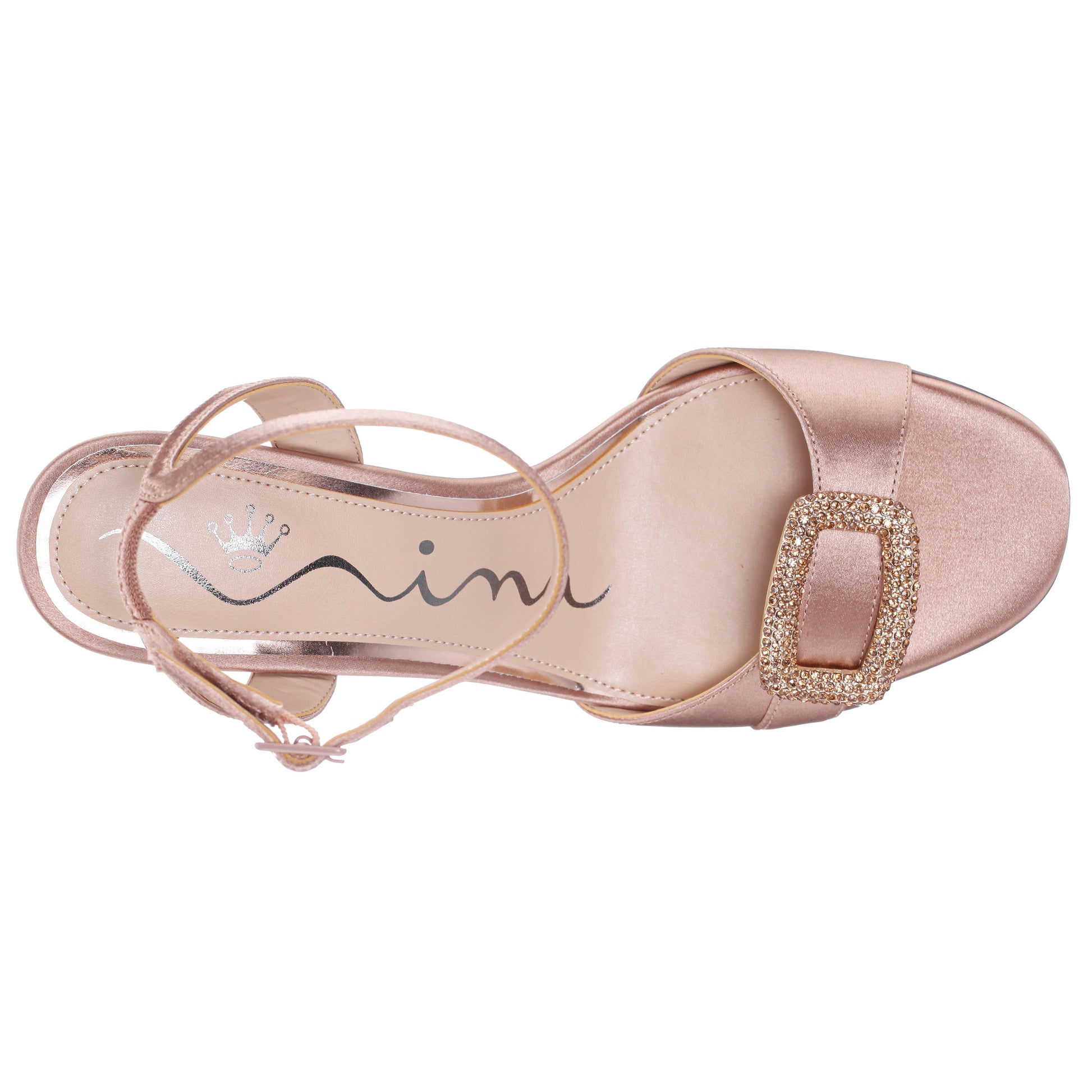 Nina Shoes Quenbie Brown Sandal Mid-Heel