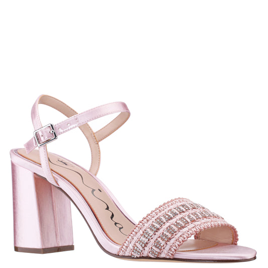 Nina Shoes Herma Pink Sandal Mid-Heel