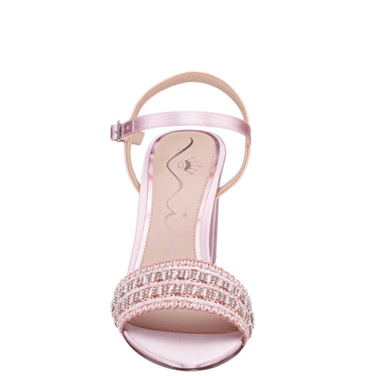 Nina Shoes Herma Pink Sandal Mid-Heel