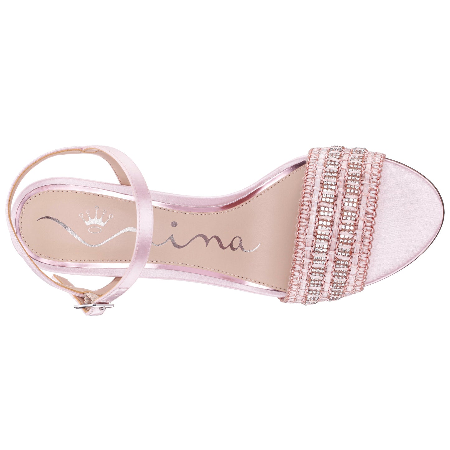 Nina Shoes Herma Pink Sandal Mid-Heel