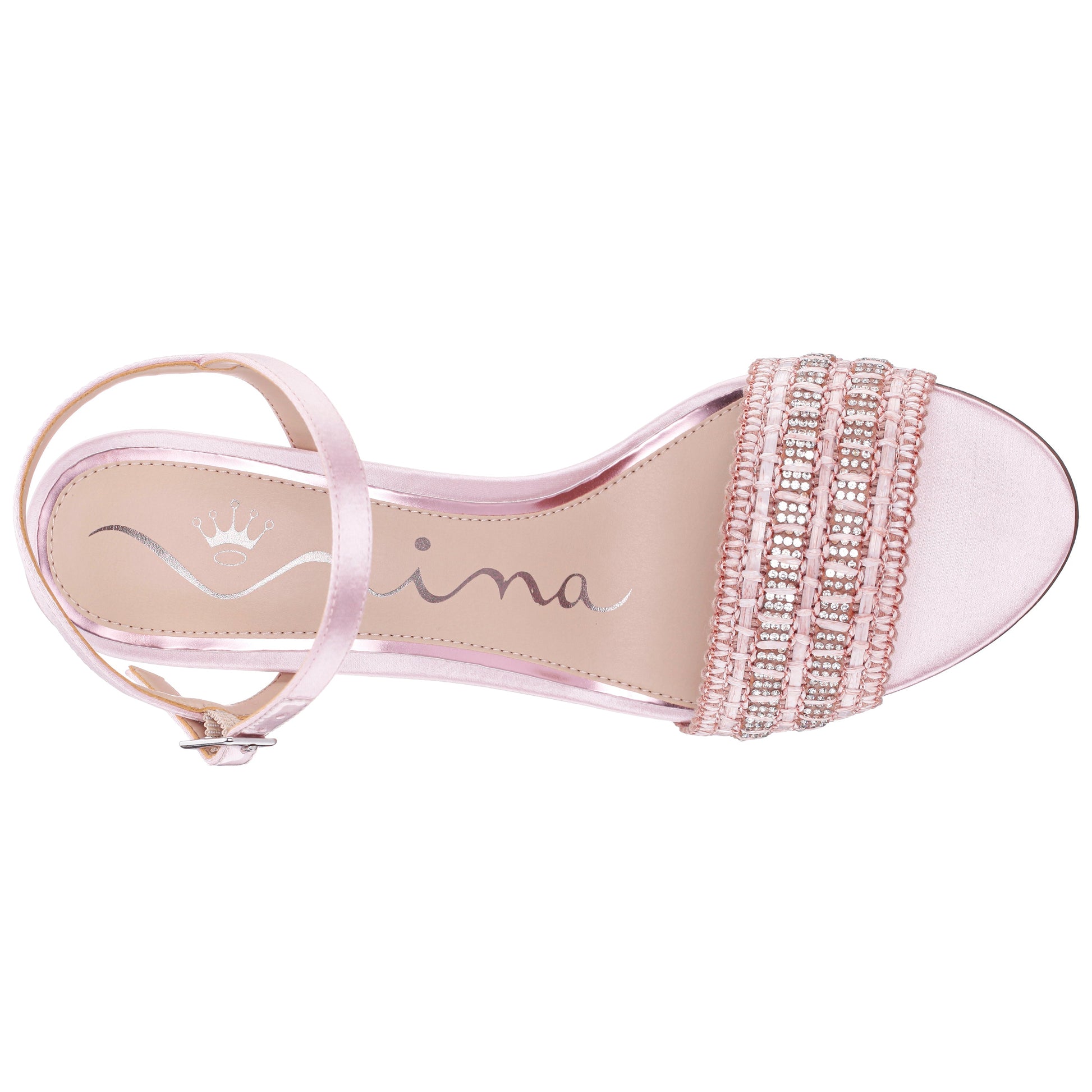 Nina Shoes Herma Pink Sandal Mid-Heel