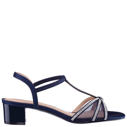Nina Shoes Goldie Blue Sandal Low-Heel