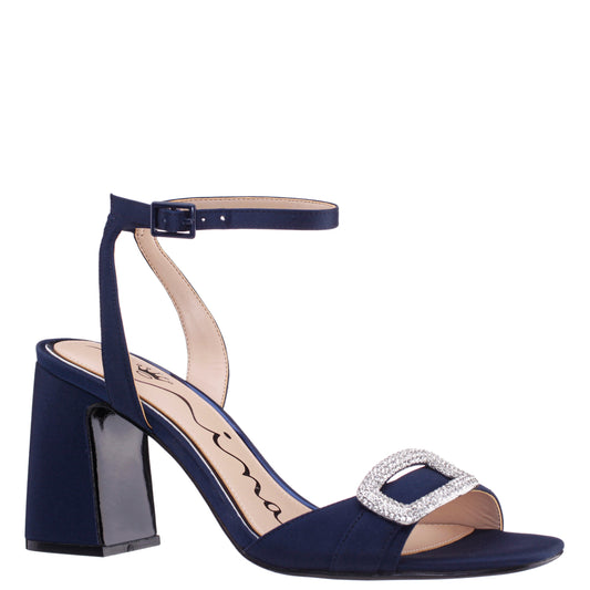 Nina Shoes Quenbie Blue Sandal Mid-Heel