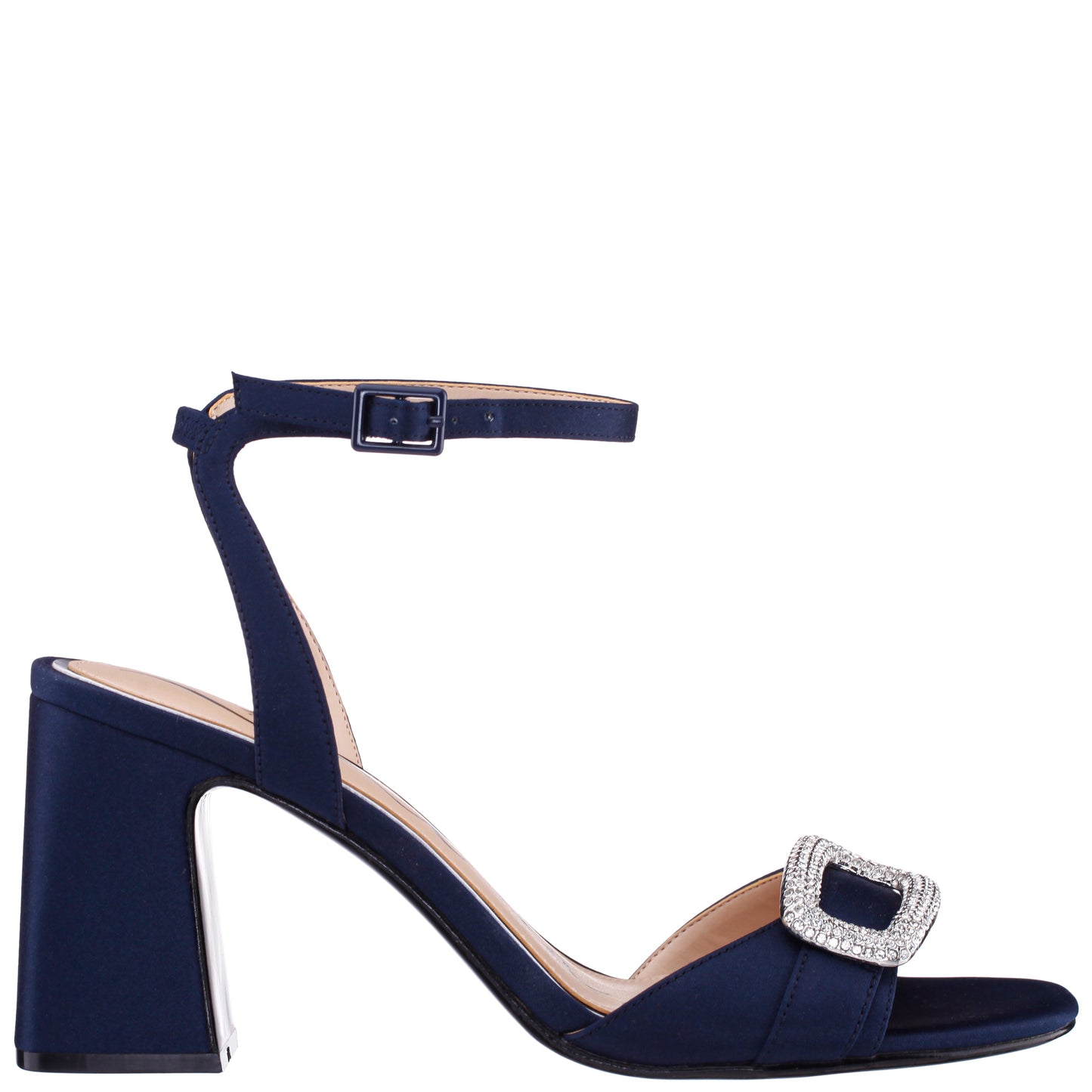 Nina Shoes Quenbie Blue Sandal Mid-Heel