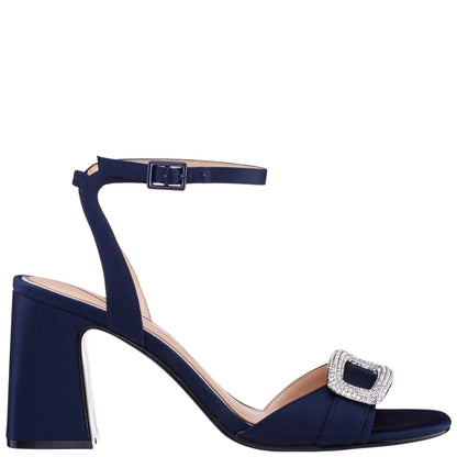 Nina Shoes Quenbie Blue Sandal Mid-Heel