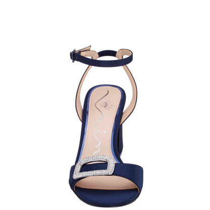 Nina Shoes Quenbie Blue Sandal Mid-Heel