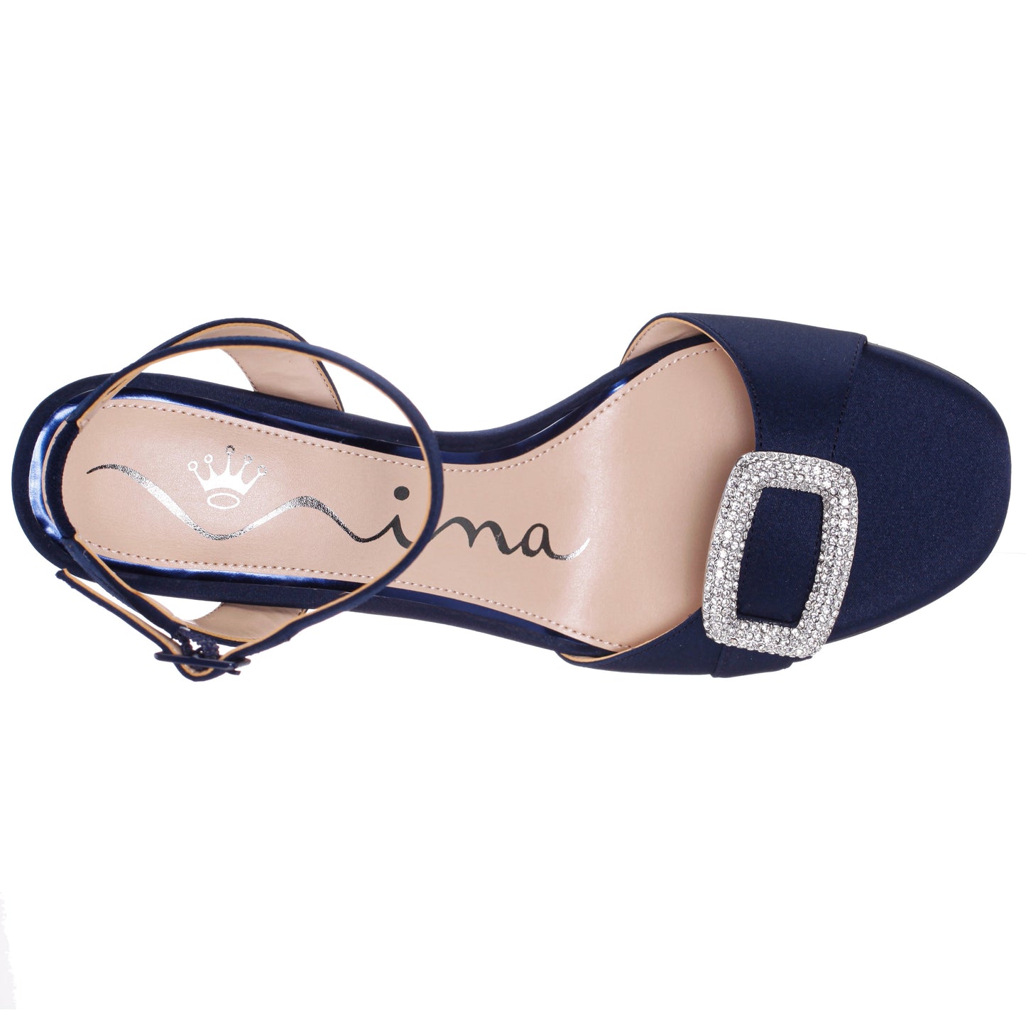 Nina Shoes Quenbie Blue Sandal Mid-Heel