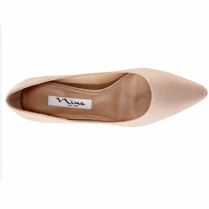 Nina Shoes Nina60 Beigette Mid-Heel Classic Pump