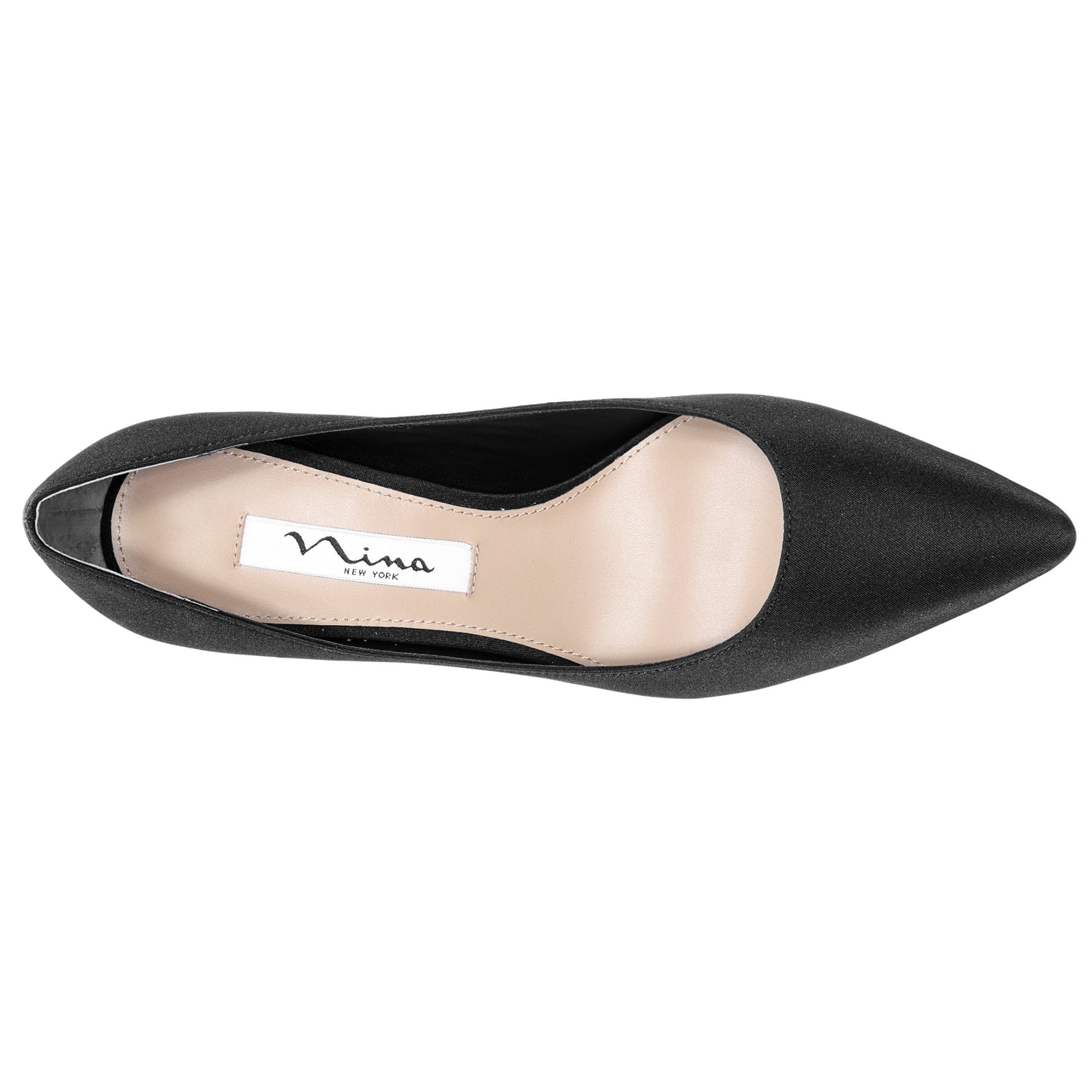 Nina Shoes Nina60 Black Mid-Heel Classic Pump