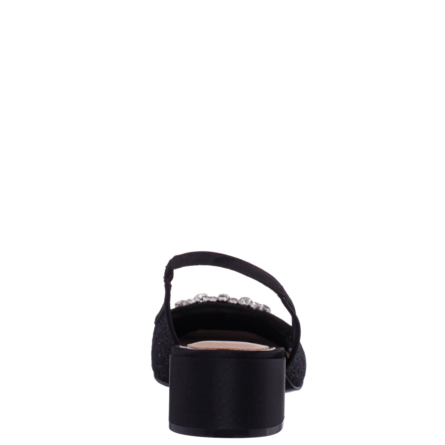 Nina Shoes Klara Black Sling Back Low-Heel Flats