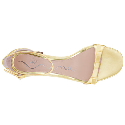 Nina Shoes Bia Yellow Sandal Mid-Heel