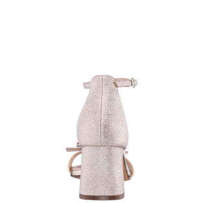 Nina Shoes Bia Gold Sandal Mid-Heel