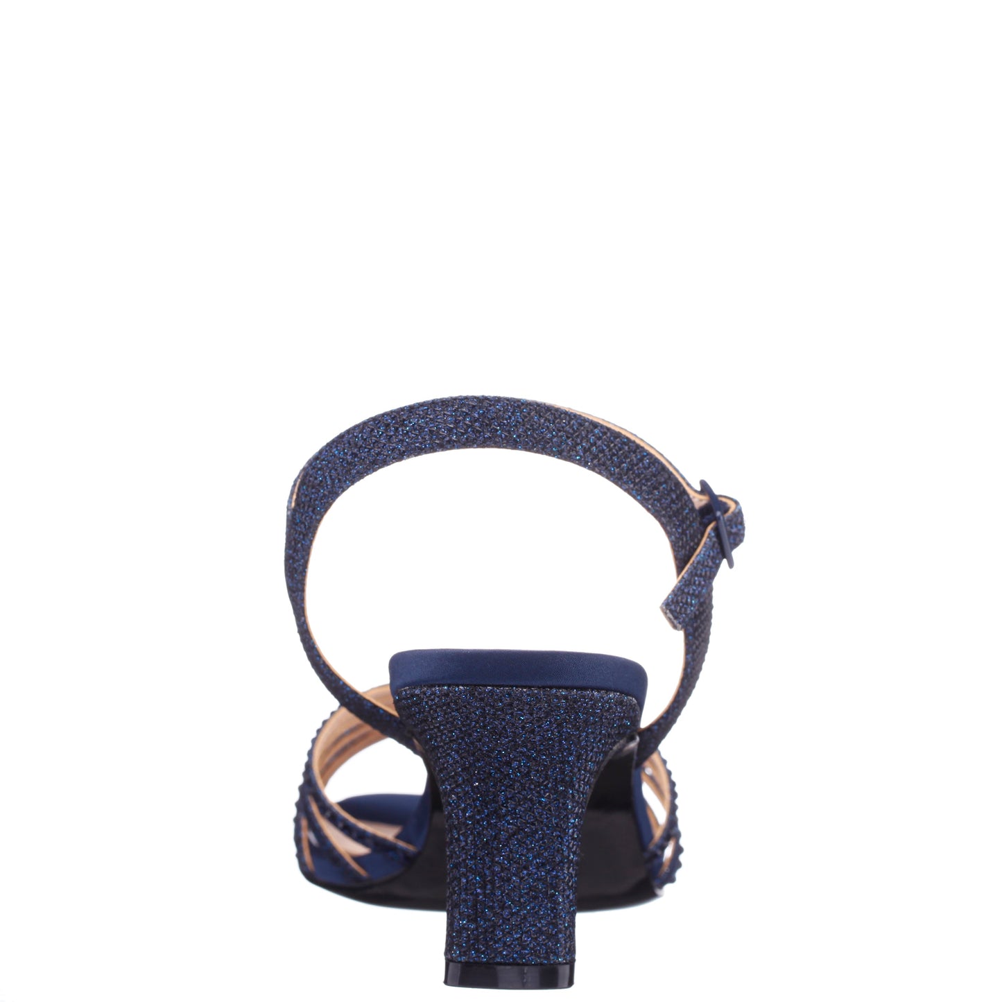 Nina Shoes Bryna Blue Ankle Strap Mid-Heel Sandals