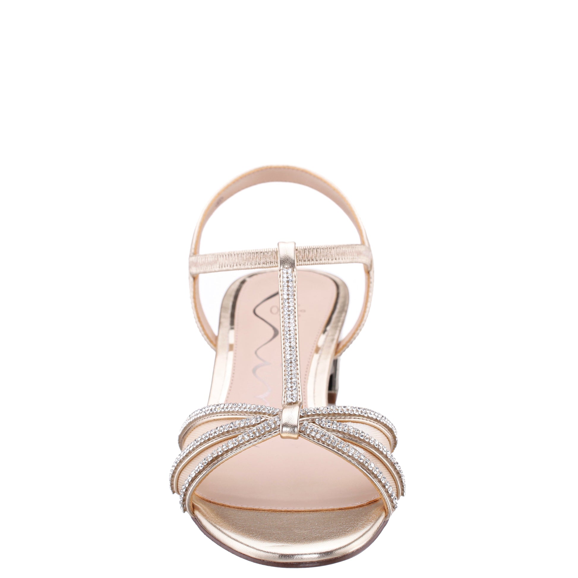 Nina Shoes Goldie Gold Sandal Low-Heel