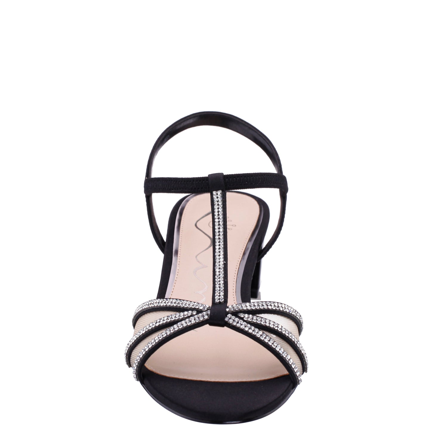 Nina Shoes Goldie Black Sandal Low-Heel