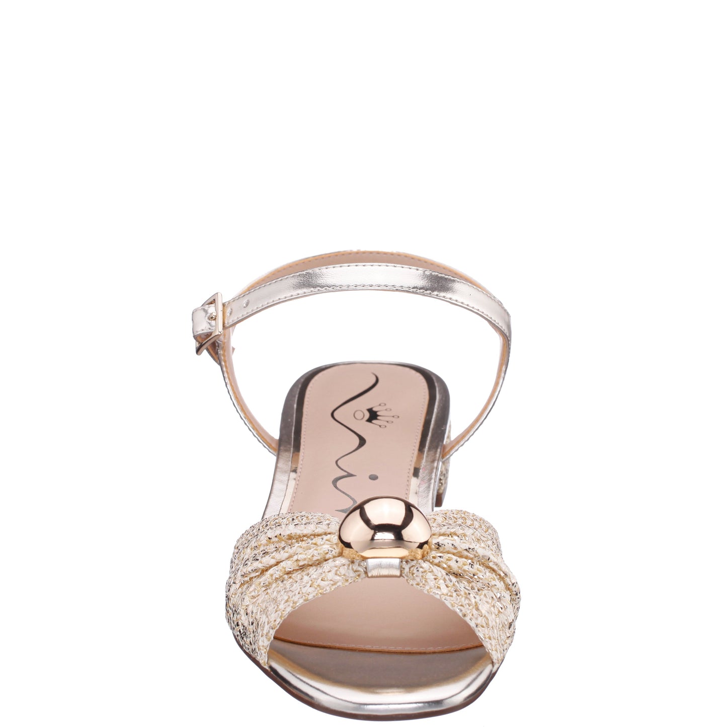 Nina Shoes Slater Gold Metallic Flat Sandal Flat-Shoe