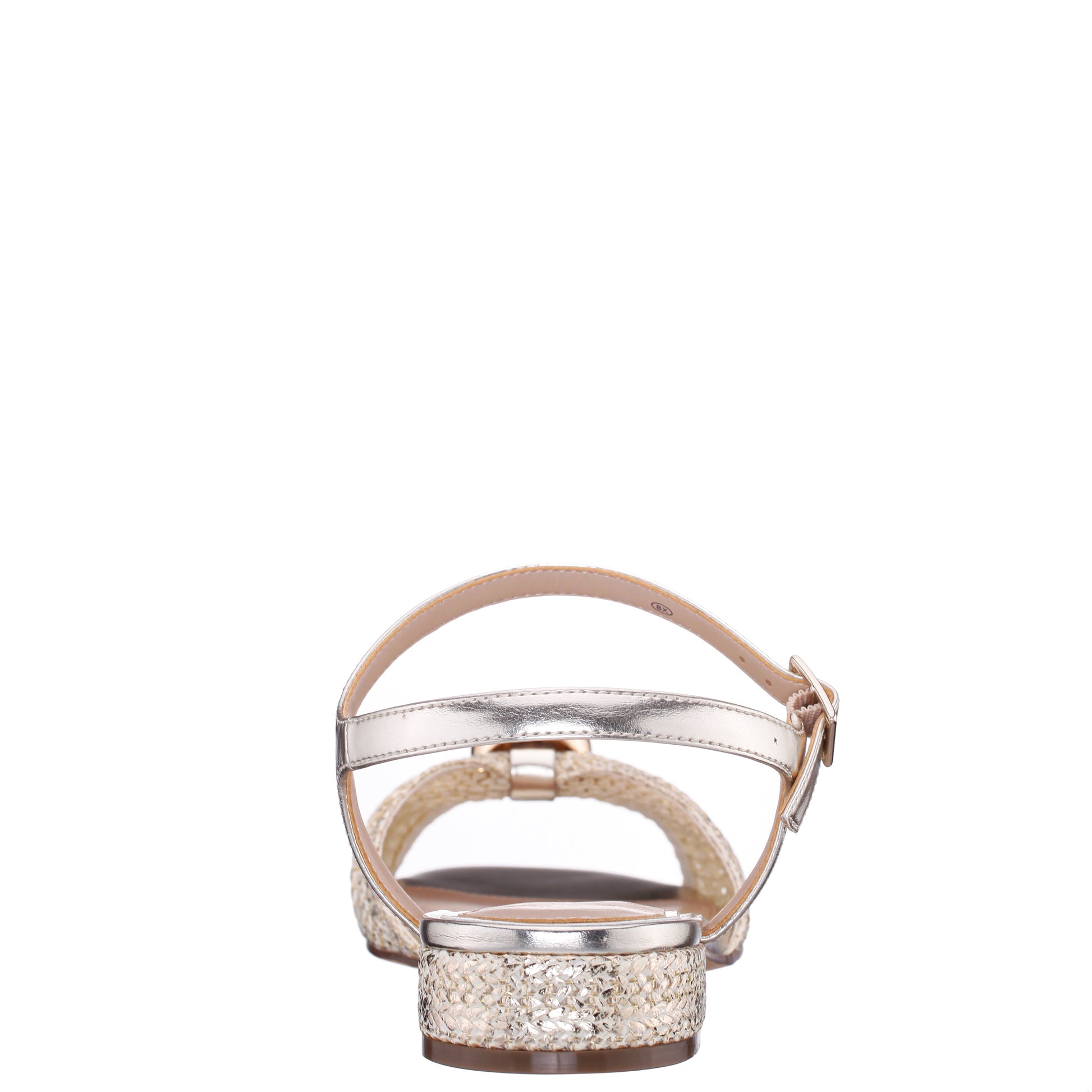 Nina Shoes Slater Gold Metallic Flat Sandal Flat-Shoe