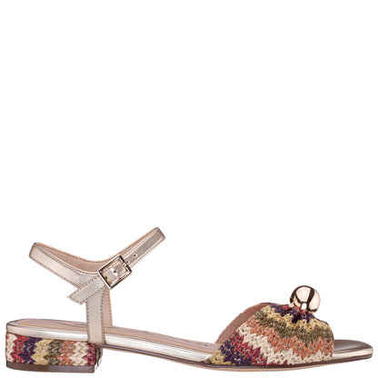 Nina Shoes Slater Rainbow Flat Sandal Flat-Shoe