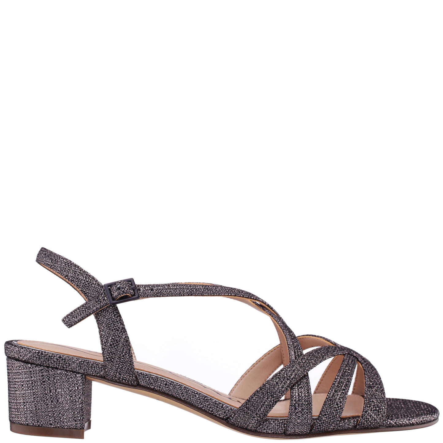 Nina Shoes Gemma Grey Sandal Low-Heel