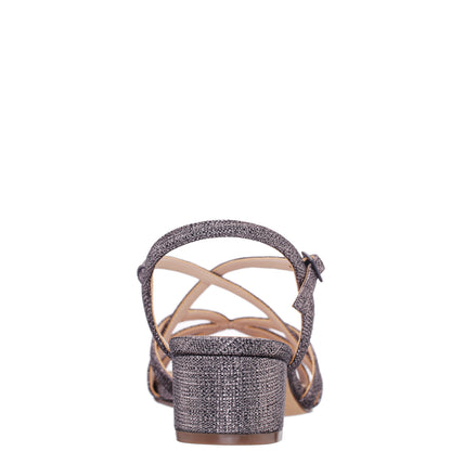 Nina Shoes Gemma Grey Sandal Low-Heel