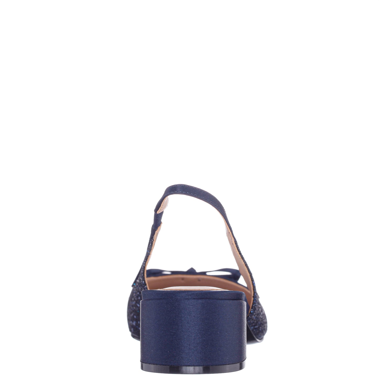Nina Shoes Kourtny Blue Block-Heel Pumps