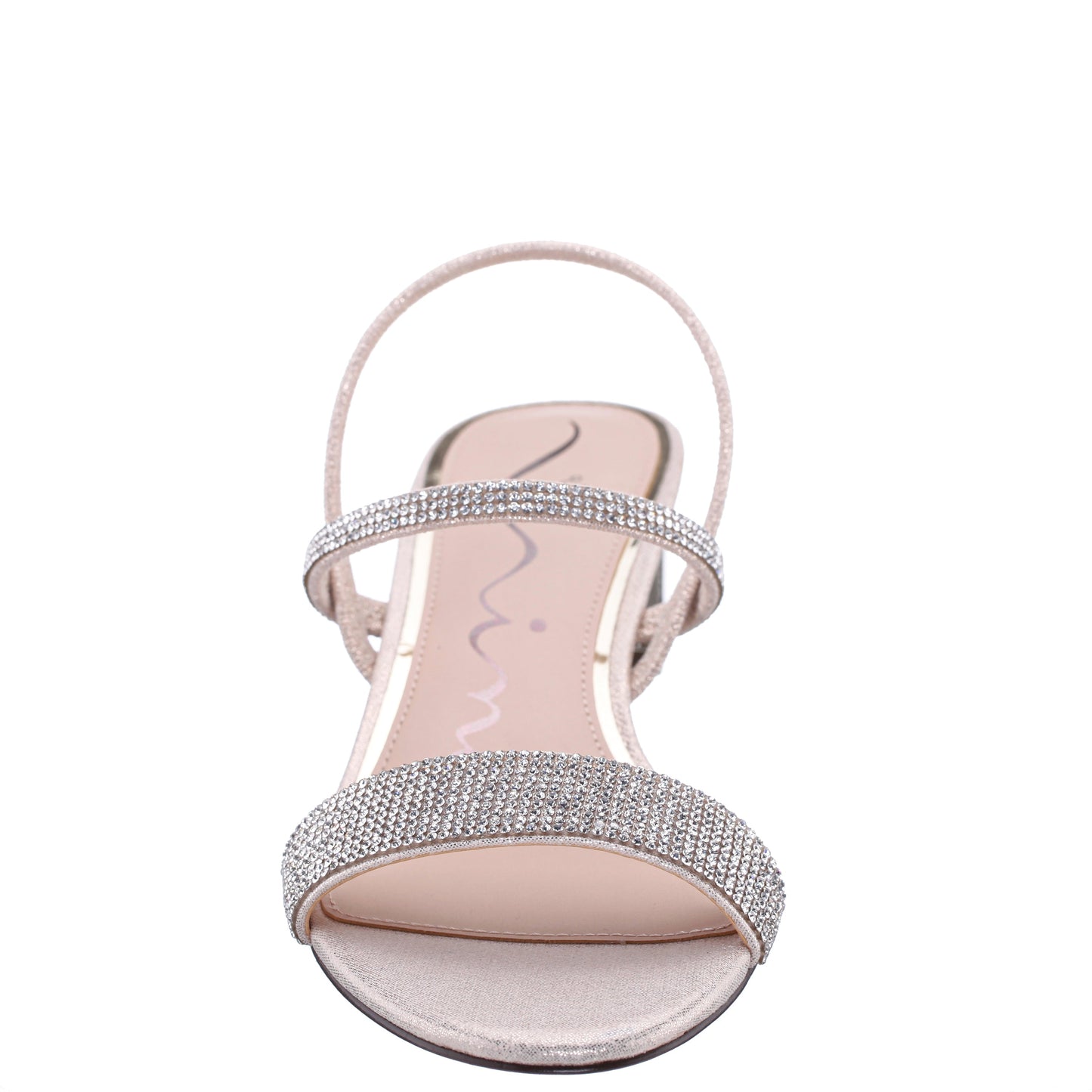 Nina Shoes Gwenda Platino Sandal Low-Heel Sandals