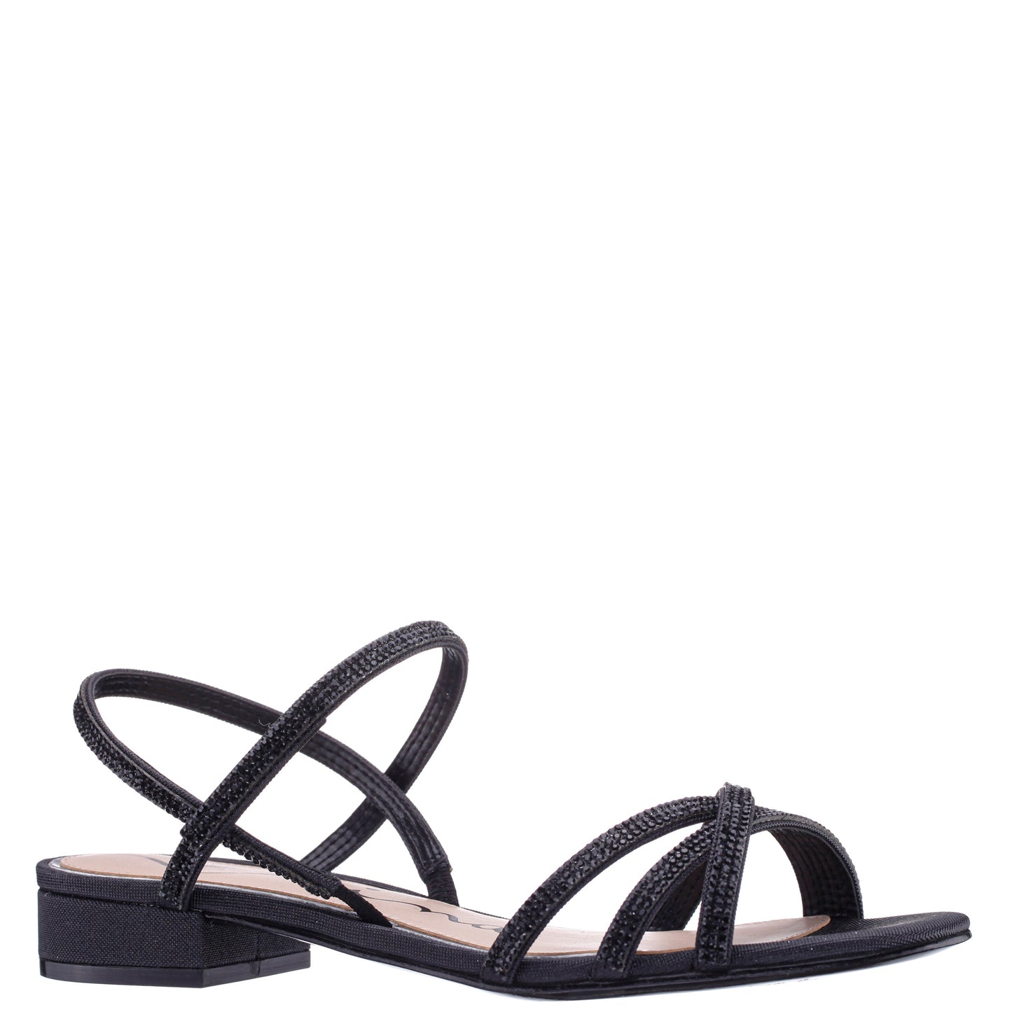 Nina Shoes Sonja Black Sandal Flat-Shoe Sandals