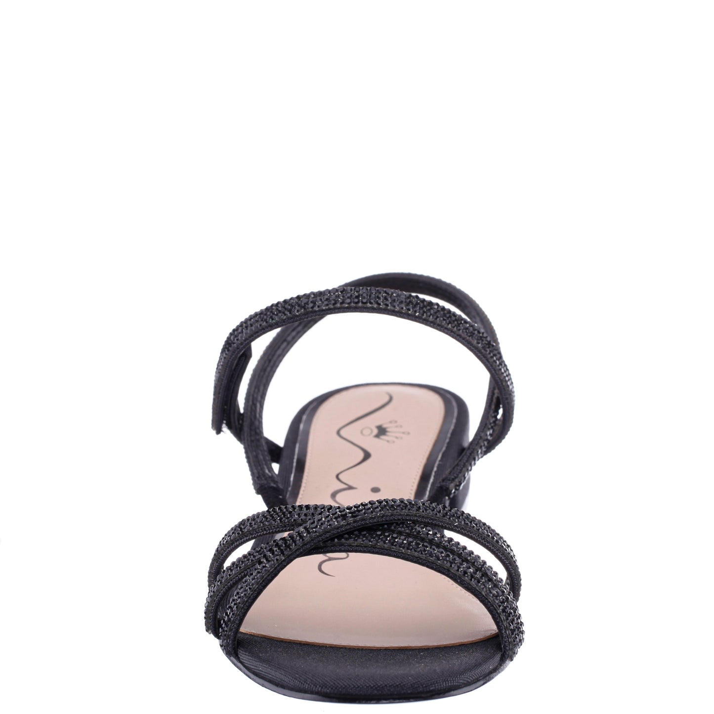 Nina Shoes Sonja Black Sandal Flat-Shoe Sandals