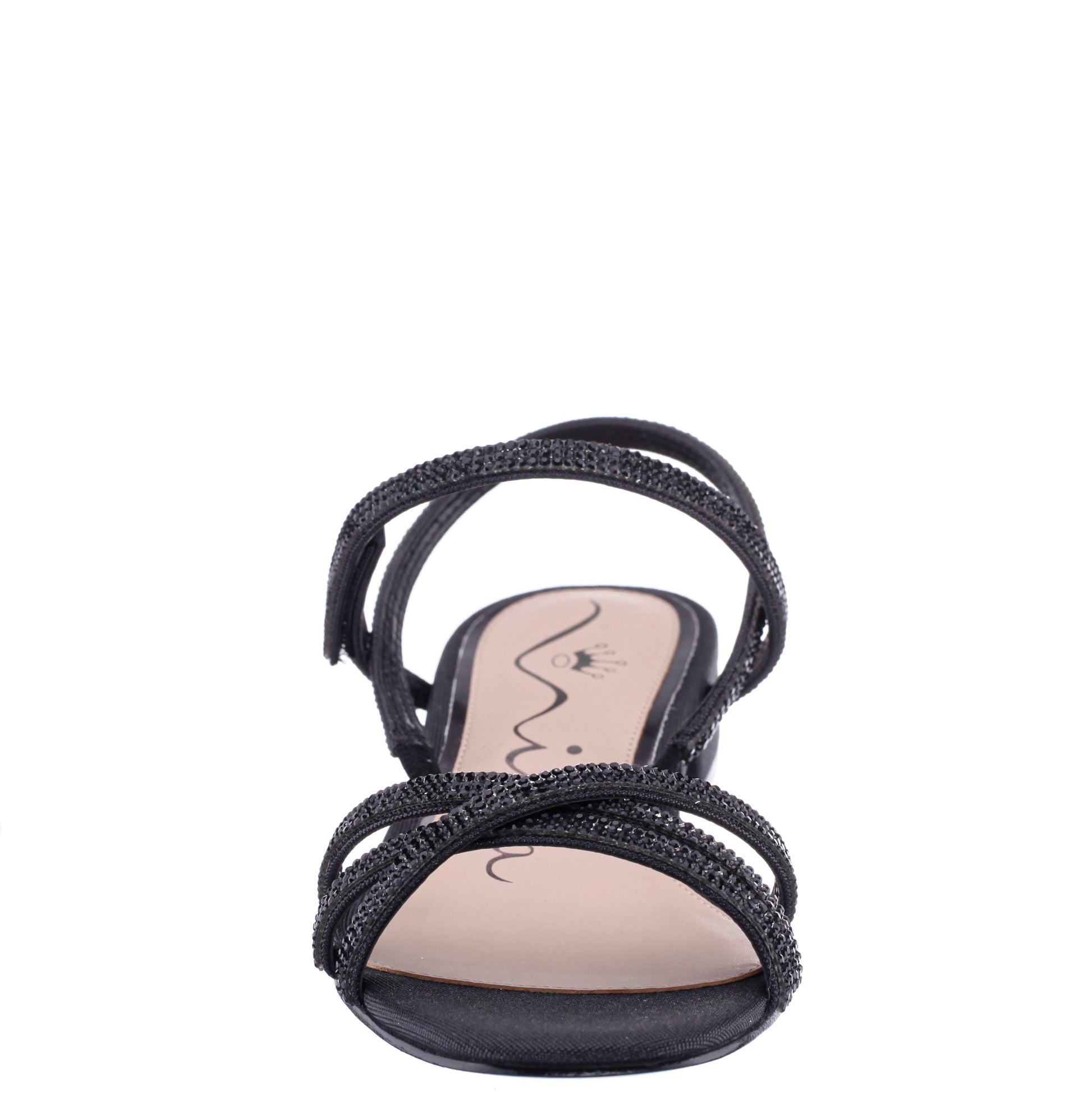 Nina Shoes Sonja Black Sandal Flat-Shoe Sandals