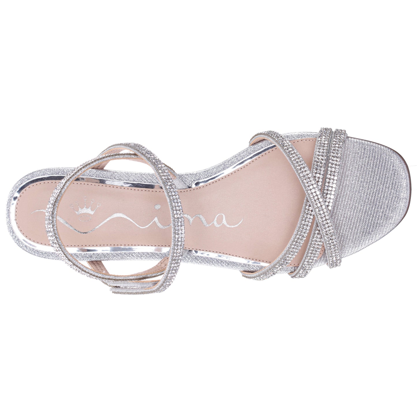 Nina Shoes Sonja Silver Sandal Flat-Shoe Sandals