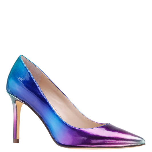 Nina Shoes Nina85 Blue Ombre Patent Leatherette High-Heel Classic Pump